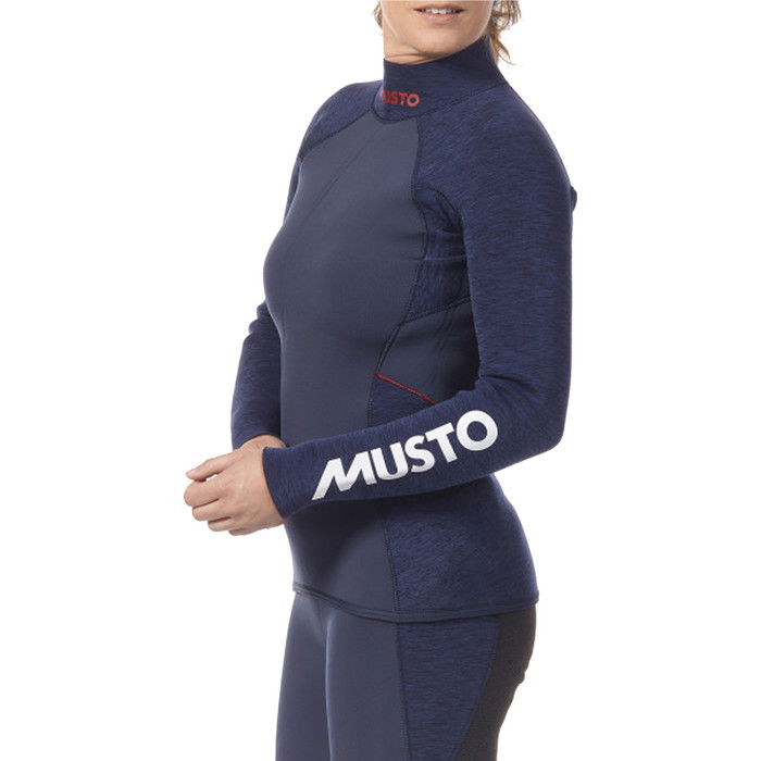 2024 Musto Womens Flexlite Alumin 3.0 Long Sleeve Top 82083 - Midnight Marl